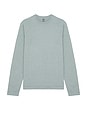 view 4 of 5 Ponto Performance Long Sleeve Tee in Misty Blue Heather