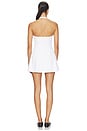 view 3 of 3 VESTIDO HALTER TIEBREAK in White