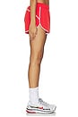 view 3 of 6 Clementine Retro Short in Crimson
