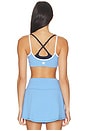 view 3 of 4 Daily Layered Sports Bra in Oasis Blue