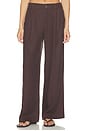 view 2 of 7 Trestles Twill Wide Leg Pant in French Roast