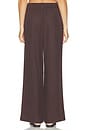 view 5 of 7 Trestles Twill Wide Leg Pant in French Roast