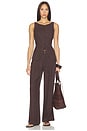view 6 of 7 Trestles Twill Wide Leg Pant in French Roast