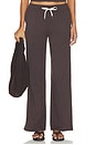 view 1 of 6 Halo Essential Wide Leg Pant in Java Heather