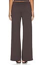 view 5 of 6 Halo Essential Wide Leg Pant in Java Heather