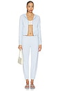 view 5 of 6 PANTALON SWEAT HALO MODERN in Soft Sky Heather