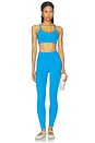 view 5 of 6 All The Feels Leggings in Regatta Blue