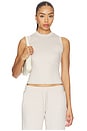 view 1 of 4 Halo Muscle Tank in Ecru Heather