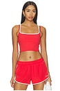 view 1 of 4 Daily Layered Tank Top in Crimson