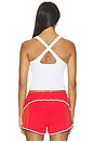 view 3 of 5 Alltheform Logo Tank Top in White