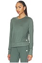 view 2 of 4 Daydream Crew Long Sleeve in Agate Green