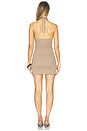 view 3 of 3 VESTIDO HALTER CECILE in Bark