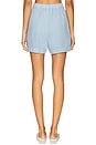 view 4 of 6 Linen Shorts in Baby Blue