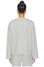 view 4 of 4 SWEAT ENCOLURE V BRIGITTE  in Heather Grey