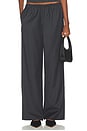 view 1 of 6 PANTALÓN DE LANA JOANNA  in Anthracite
