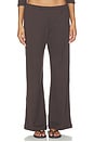 view 1 of 6 PANTALON EN POINTELLE HILDA  in Espresso
