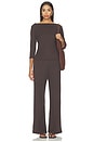view 6 of 6 PANTALON EN POINTELLE HILDA  in Espresso