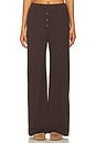 view 1 of 6 Pointelle Lounge Pant in Espresso