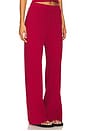 view 2 of 6 Pointelle Lounge Pant in Sundried Tomato