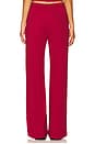 view 4 of 6 Pointelle Lounge Pant in Sundried Tomato