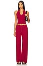 view 5 of 6 Pointelle Lounge Pant in Sundried Tomato