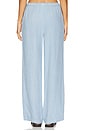 view 4 of 6 Delphine Linen Pant in Baby Blue