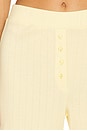 view 6 of 6 Pointelle Lounge Pant in Butter