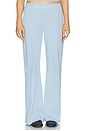 view 1 of 6 Pointelle Lounge Pant in Vintage Blue