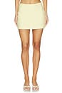 view 1 of 6 x REVOLVE Ines Mini Skirt Cropped in Butter