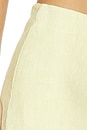 view 6 of 6 x REVOLVE Ines Mini Skirt Cropped in Butter