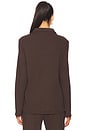 view 3 of 4 Eloise Pointelle Shirt in Espresso