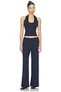 view 5 of 4 TOUCA HALTER EM PONTO AJOUR in Midnight