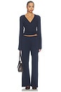 view 5 of 4 Margot Wrap Top in Midnight