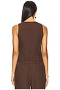 view 3 of 4 Violette Vest in Chestnut