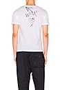 view 3 of 4 T-SHIRT WAR AND PEACE in White