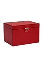 view 2 of 4 Palermo Large Jewelry Box in Red