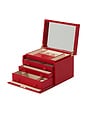 view 3 of 4 Palermo Large Jewelry Box in Red