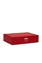 view 2 of 4 Palermo Medium Jewelry Box in Red