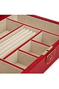 view 4 of 4 Palermo Medium Jewelry Box in Red