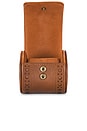 view 5 of 6 Brogue Single Watch Roll in Burnished Brown