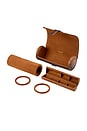 view 6 of 6 ÉTUI POUR MONTRE BROGUE in Burnished Brown