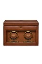 view 1 of 6 Brogue Double Winder With Storage in Burnished Brown