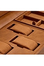 view 5 of 6 Brogue Double Winder With Storage in Burnished Brown