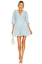 view 1 of 3 Amante Sky Mini Dress in Sky Blue