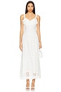 view 1 of 3 МАКСИ ПЛАТЬЕ DESTIN in White