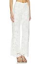 view 2 of 6 PANTALÓN SOLANGE in White