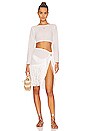 view 4 of 4 Sara Mini Skirt in White