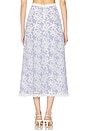 view 4 of 6 Nina Maxi Skirt in Blue
