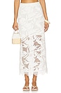 view 1 of 6 Arya Maxi Skirt in White