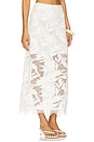 view 2 of 6 Arya Maxi Skirt in White